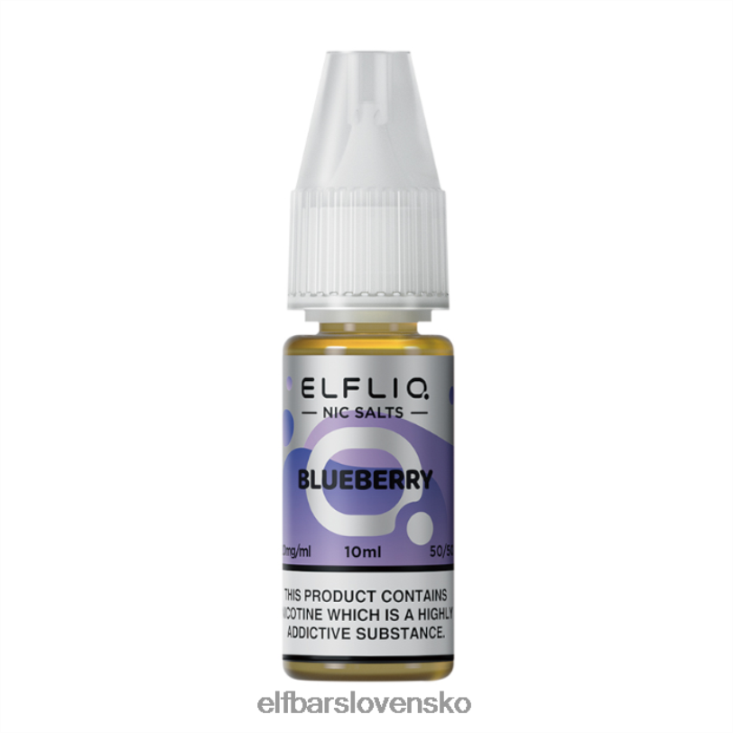 RNB6H215 elfbar elfliq čučoriedkové soli - 10ml-10 mg/ml jedna farba elektronické cigarety