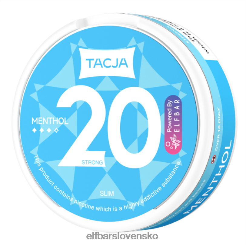 RNB6H223 elfbar tacja nikotínové vrecko - mentol - 1 ks - 20 mg/g jedna farba elektronické cigarety