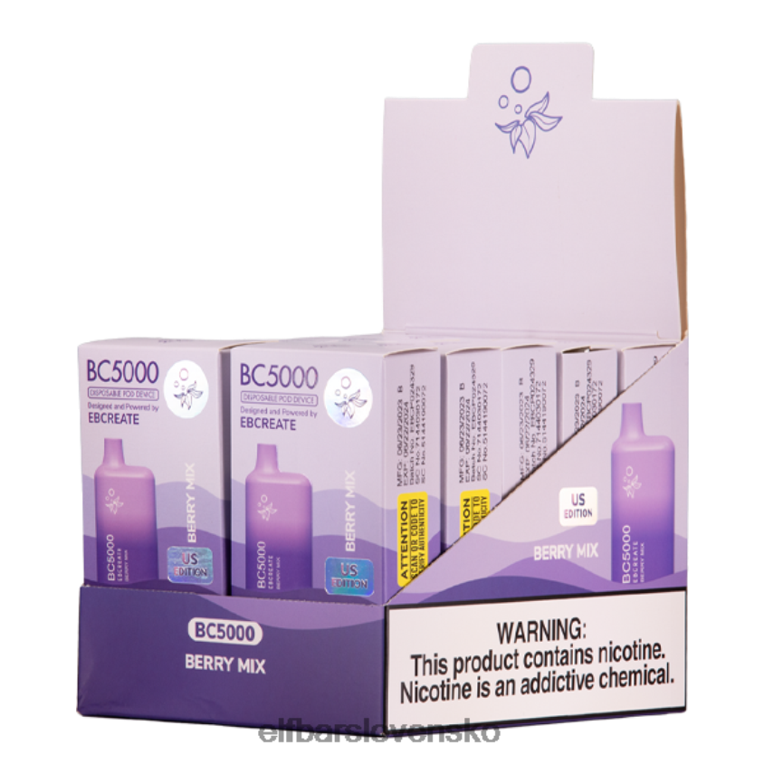 ELFBAR bobuľový mix bc5000 spotrebiteľ - slobodný RZ2N6P16 elektronická cigareta