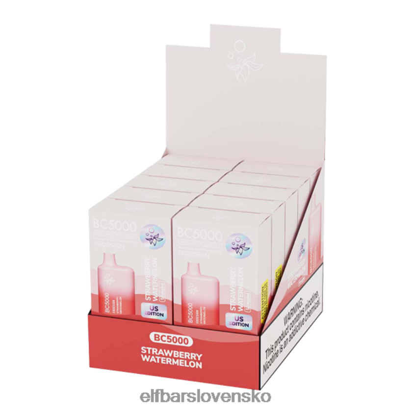 ELFBAR jahodový melón bc5000 spotrebiteľ - slobodný RZ2N6P13 elektronická cigareta