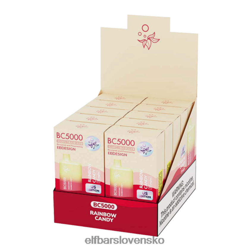 ELFBAR rinbo cloudd bc5000 konzument - jednotlivo - 0 mg RZ2N6P38 elektronická cigareta