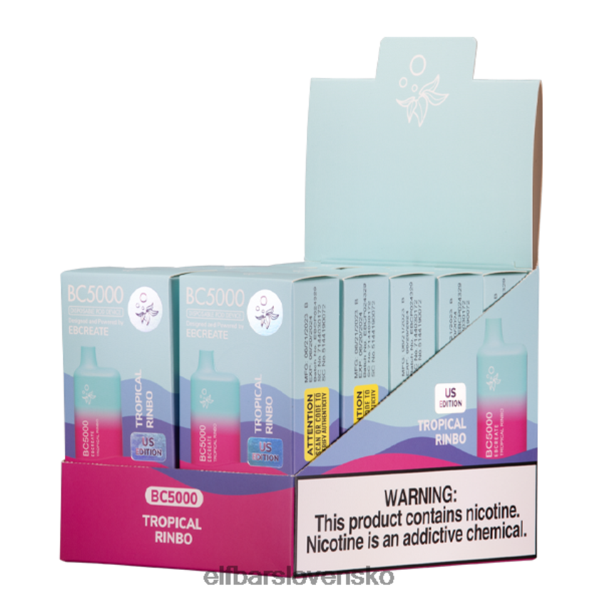 ELFBAR tropický koktail bc5000 konzument - jednotlivo - 40 mg RZ2N6P11 elektronická cigareta