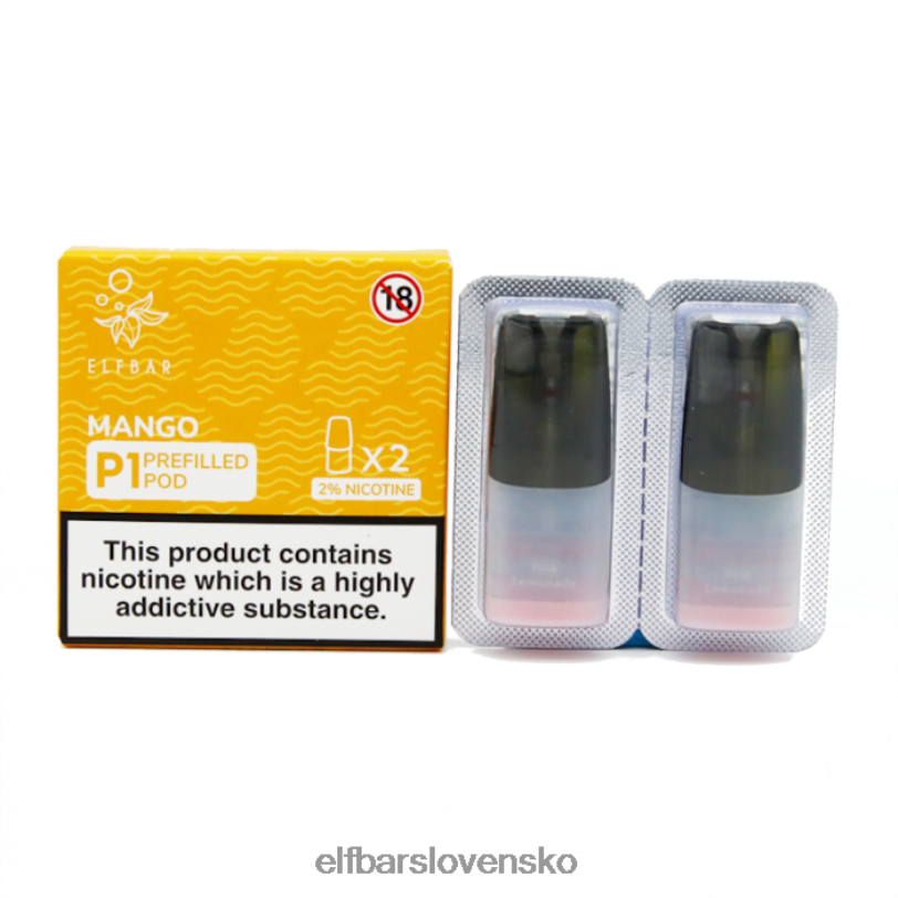 RNB6H157 elfbar mate 500 p1 naplnené struky - 20 mg (2 balenia) čučoriedka malina elektronické cigarety