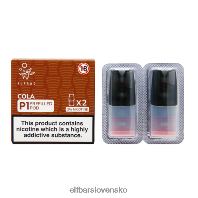 RNB6H157 elfbar mate 500 p1 naplnené struky - 20 mg (2 balenia) čučoriedka malina elektronické cigarety
