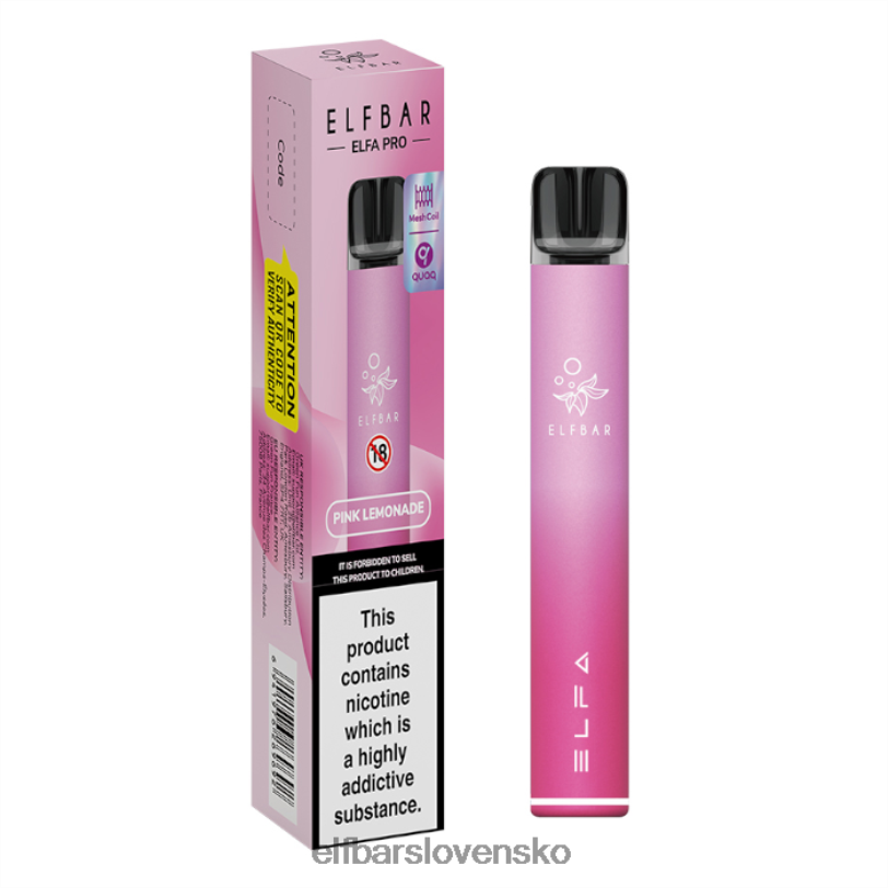 RNB6H68 elfbar súprava elfa pro pod - dobíjacia čierna + modrá razz limonáda predplnená pod elektronické cigarety