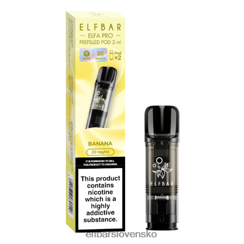RNB6H79 elfbar elfa pro predplnené struky - 20 mg - 2 bal mäta klasnatá elektronické cigarety