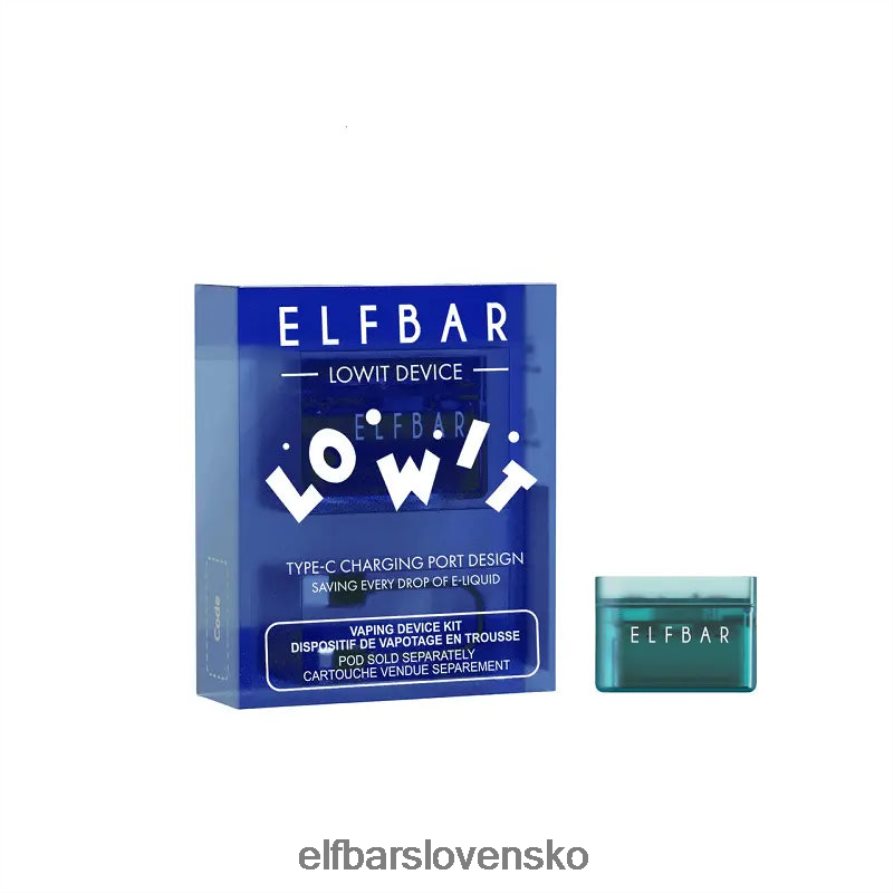 hnedá elektronická cigareta JNN0TH101 lowit vopred naplnené zariadenie na batérie ELFBAR