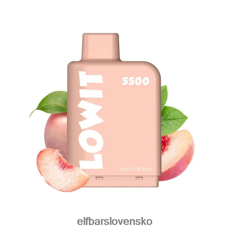 jahodový jogurt elektronická cigareta JNN0TH147 predplnená pod lowit 5500 šlukov 2%nic ELFBAR