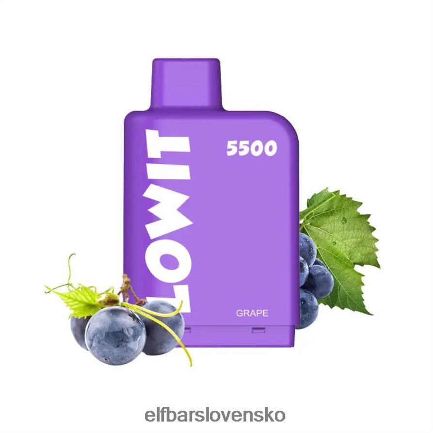 zmiešané bobule elektronická cigareta JNN0TH143 predplnená pod lowit 5500 šlukov 2%nic ELFBAR