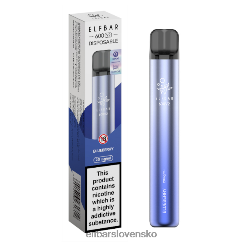RNB6H28 elfbar 600v2 jednorazová vapka - 20 mg elfturbo ľad elektronické cigarety