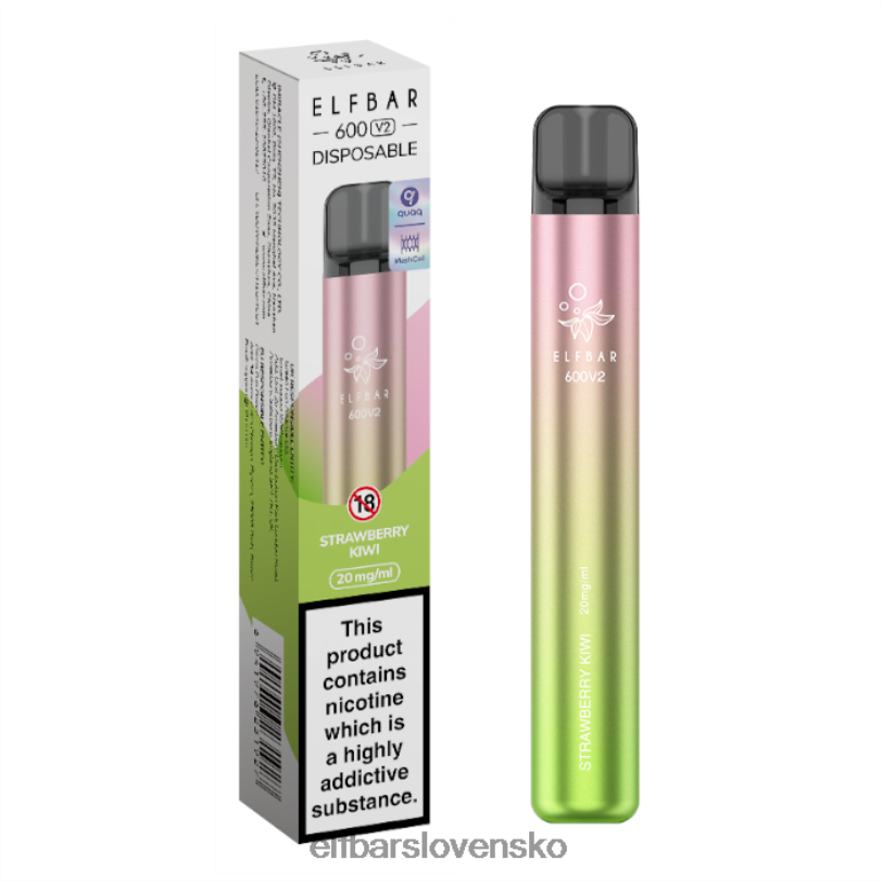 RNB6H28 elfbar 600v2 jednorazová vapka - 20 mg elfturbo ľad elektronické cigarety