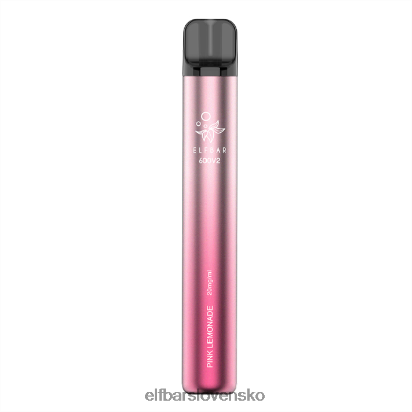 RNB6H7 elfbar 600v2 jednorazová vapka - 20 mg ružová limonáda elektronické cigarety