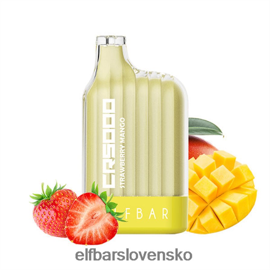 broskyňa jahoda vodný melón elektronická cigareta JNN0TH25 cr5000 jednorazová vapka 5000 potiahnutí ELFBAR