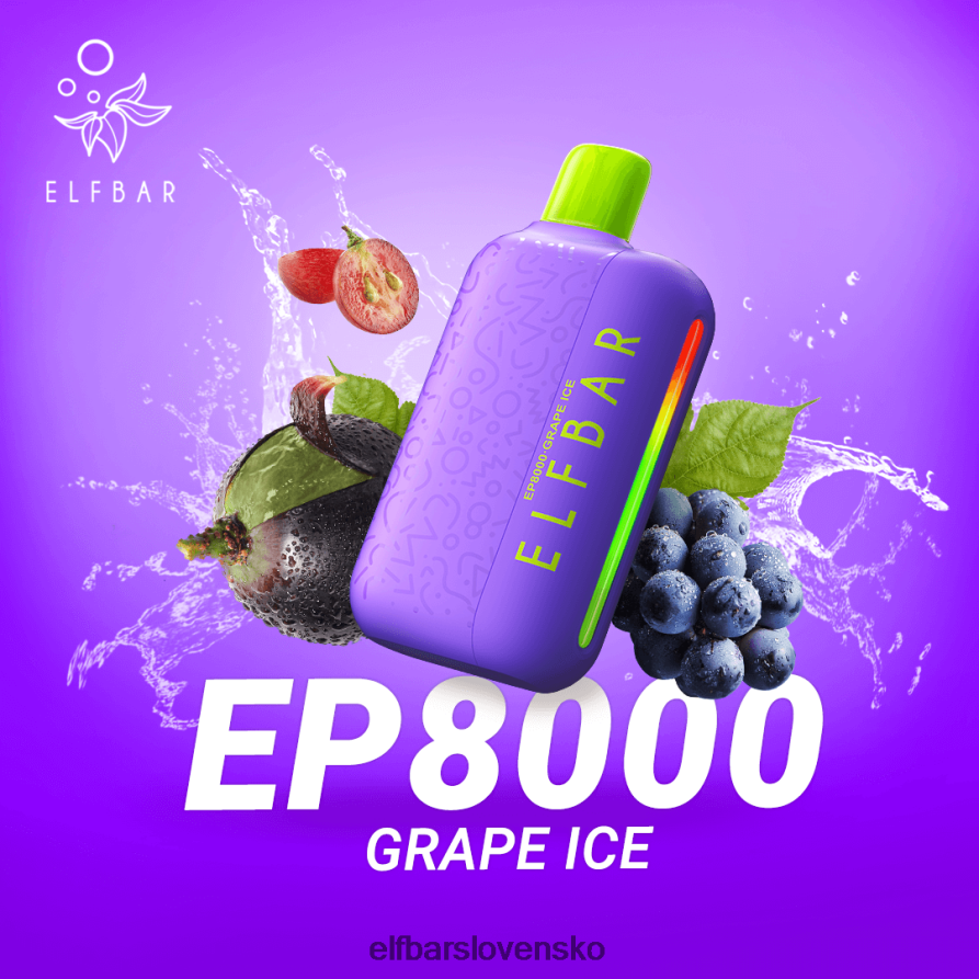 hroznová čerešňa elektronická cigareta JNN0TH57 jednorazové vape nové ep8000 obláčiky ELFBAR