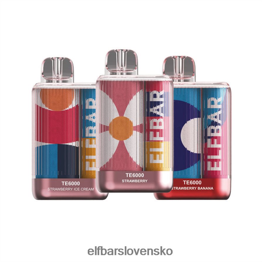 jahodový elektronická cigareta JNN0TH95 jednorazové vape te6000 jahodové kombá ELFBAR