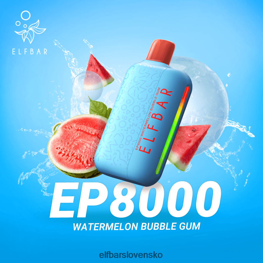 modrý razz ľad elektronická cigareta JNN0TH65 jednorazové vape nové ep8000 obláčiky ELFBAR