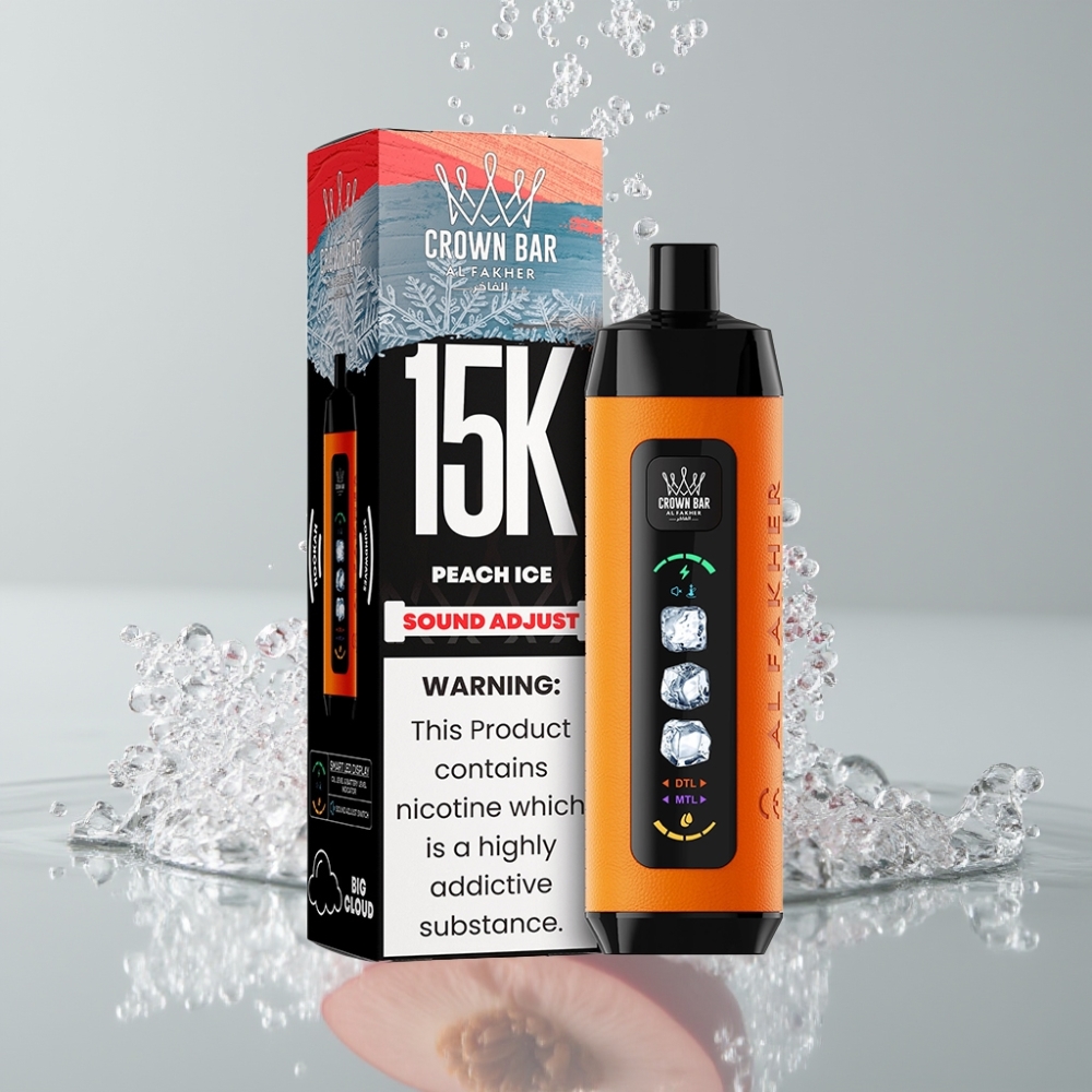 Al Fakher 15k Ice Adjust Clouds 15000 Puff 22ml Broskyňový ľad Disposable Device