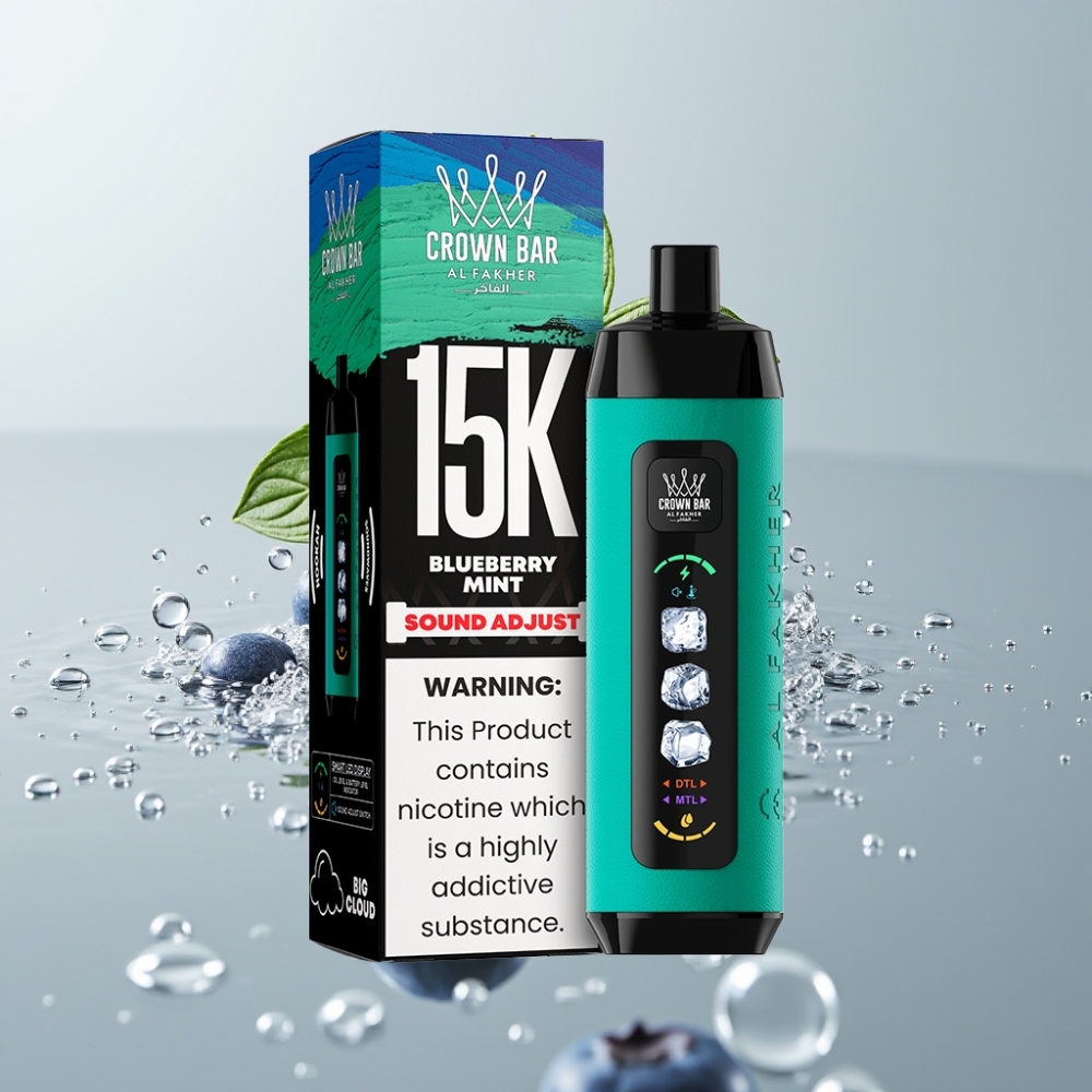Al Fakher 15k Ice Adjust Clouds 15000 fajok 22ml boruvková mäta