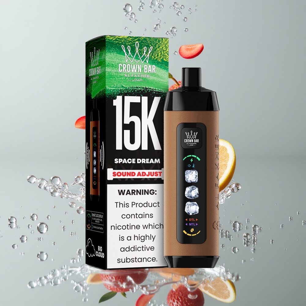 Al Fakher 15k Ice Adjust Clouds 15000 fajok LED displej Vesmírny Sen