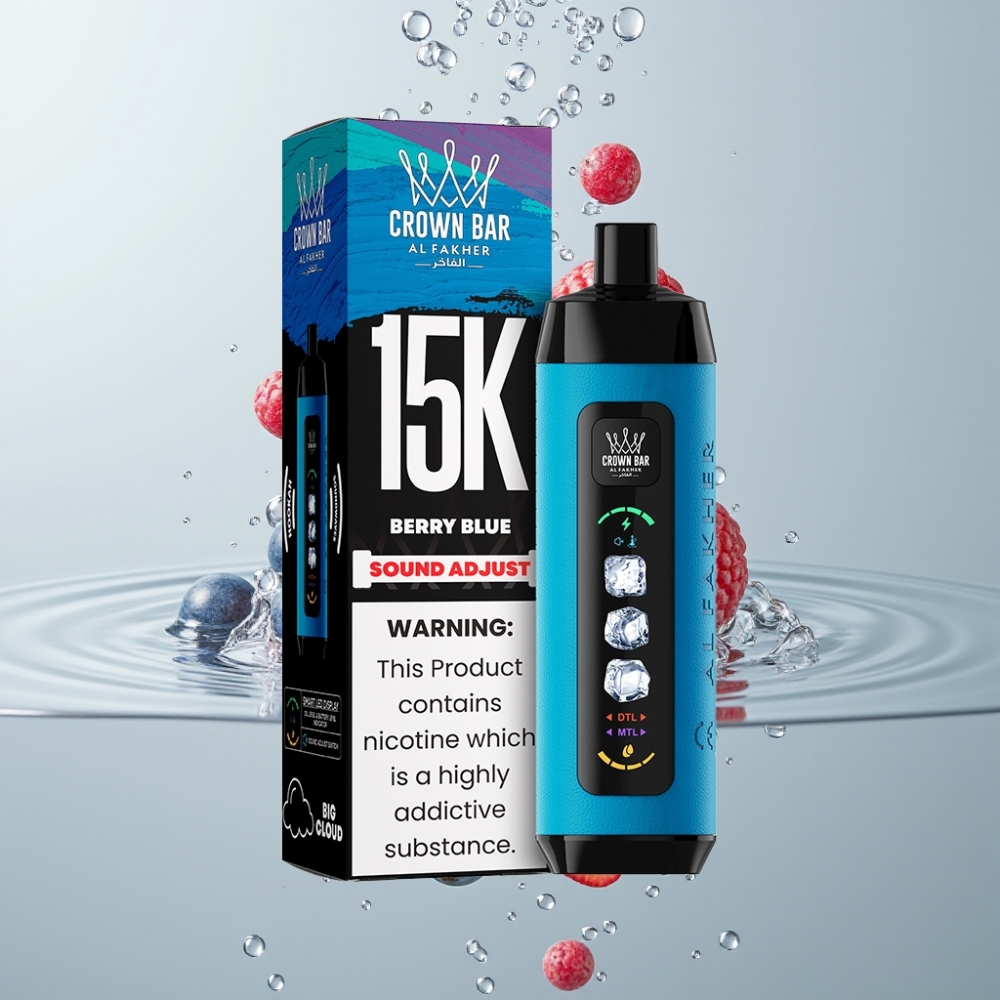 Al Fakher 15k Ice Adjust Clouds 15000 puffov 22ml Boruvkovo Modrý