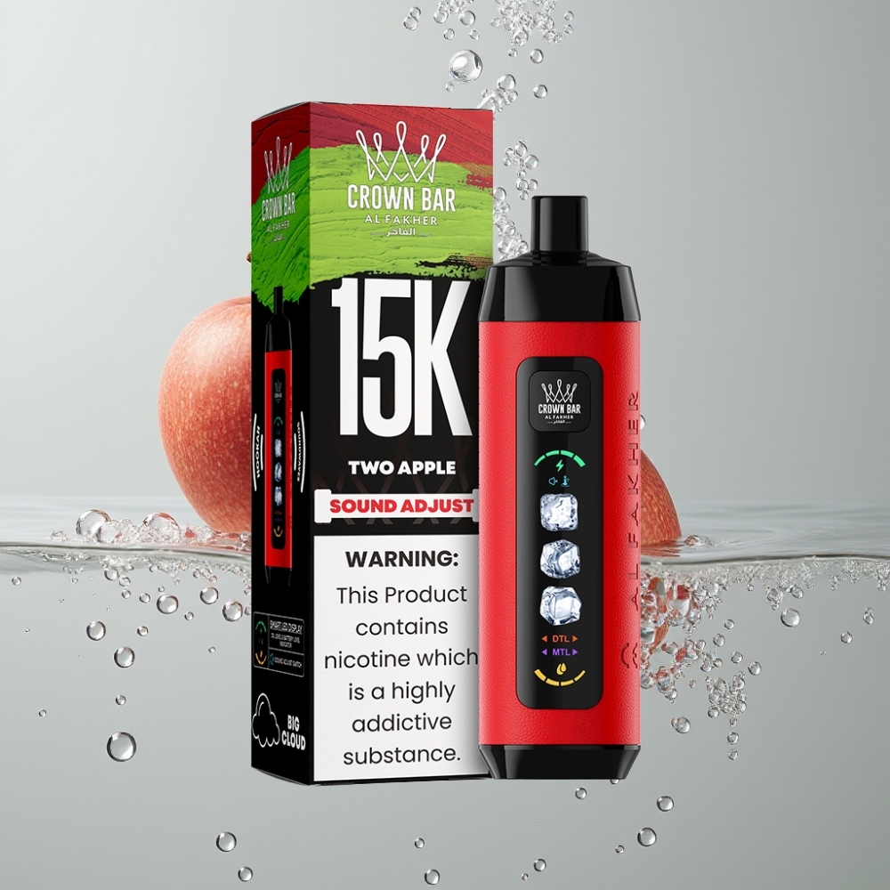 Al Fakher 15k Ice Adjust Clouds Dvojité Jablko 15000 fajok 22ml