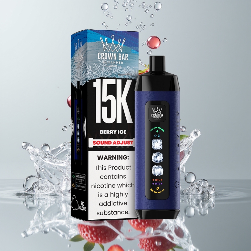 Al Fakher Ice Adjust Clouds 15K Berry Ice 850mAh Typ-C