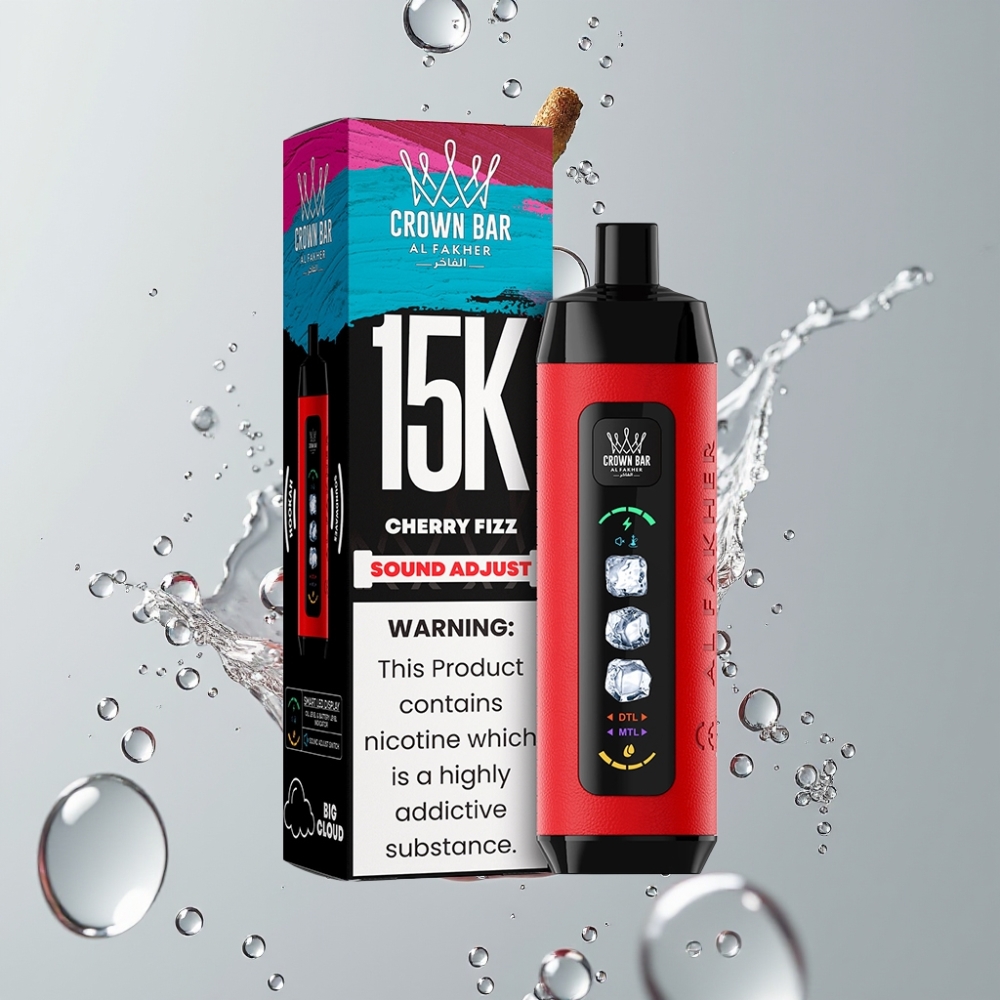 Al Fakher Ice Adjust Clouds 15k Cherry Fizz LED Display Mesh Coil