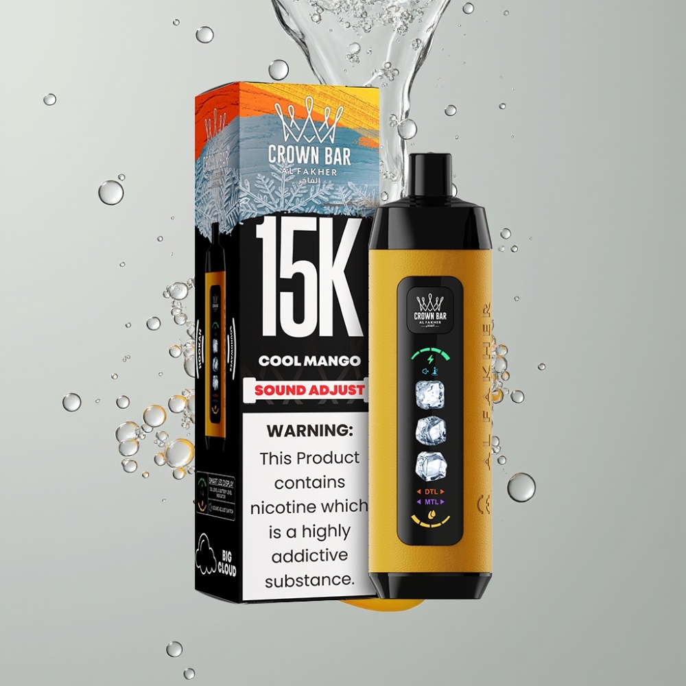 Al Fakher Ice Adjust Clouds 15k LED Display Chladené Mango