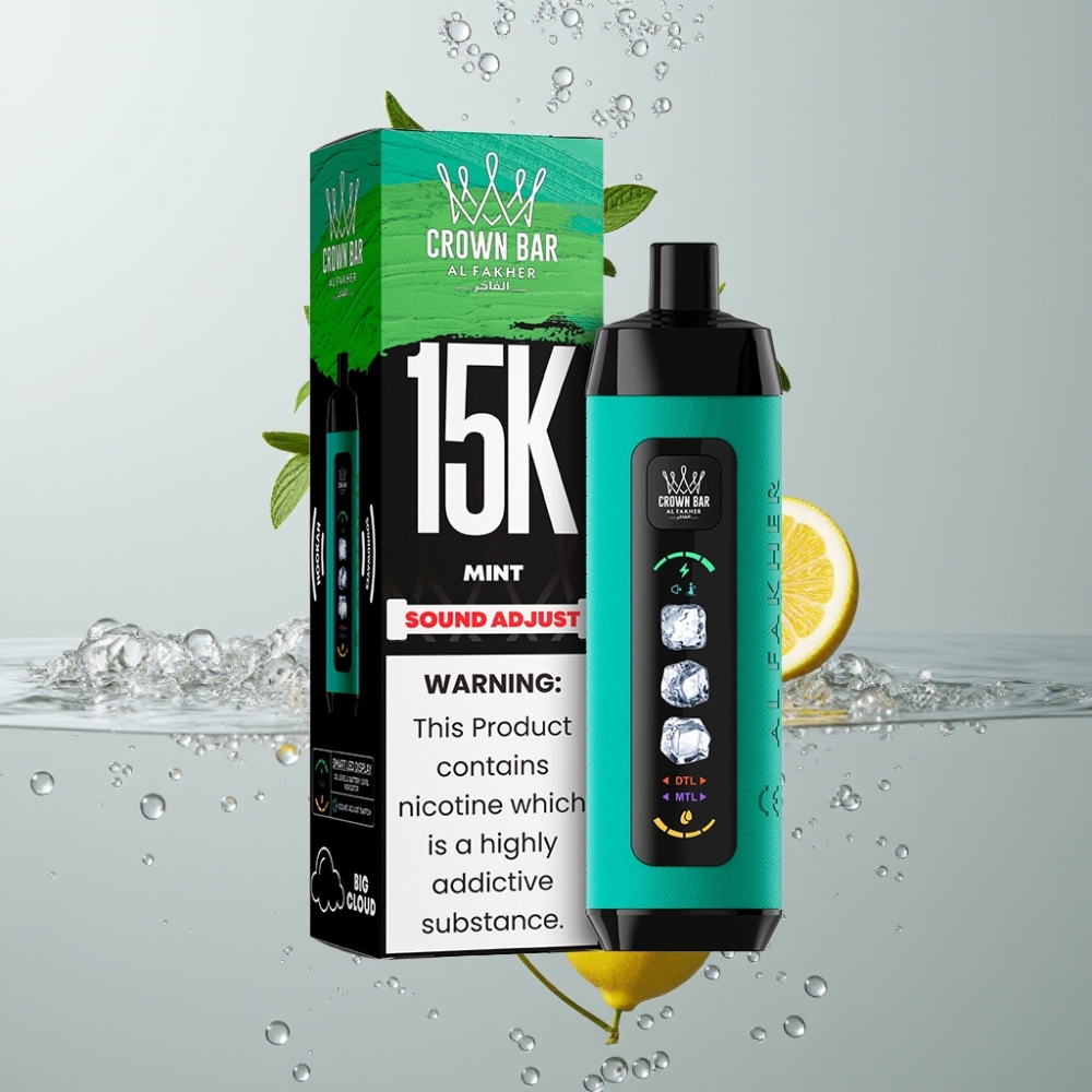 Al Fakher Ice Adjust Clouds 15k Typ-C Mätová Baterka Mätový