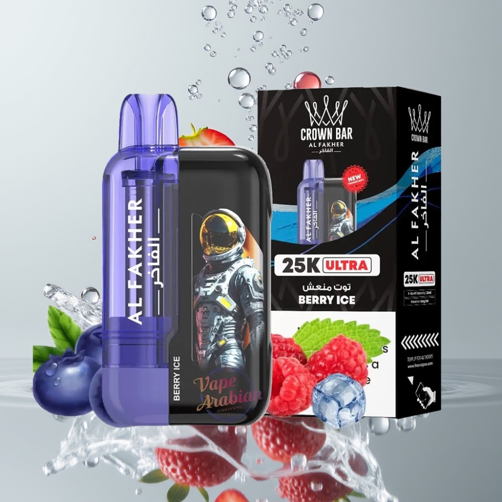 Al Fakher Crown Bar Ultra 25K 22ml Bobuľový ľad vape wholesale Slovakia