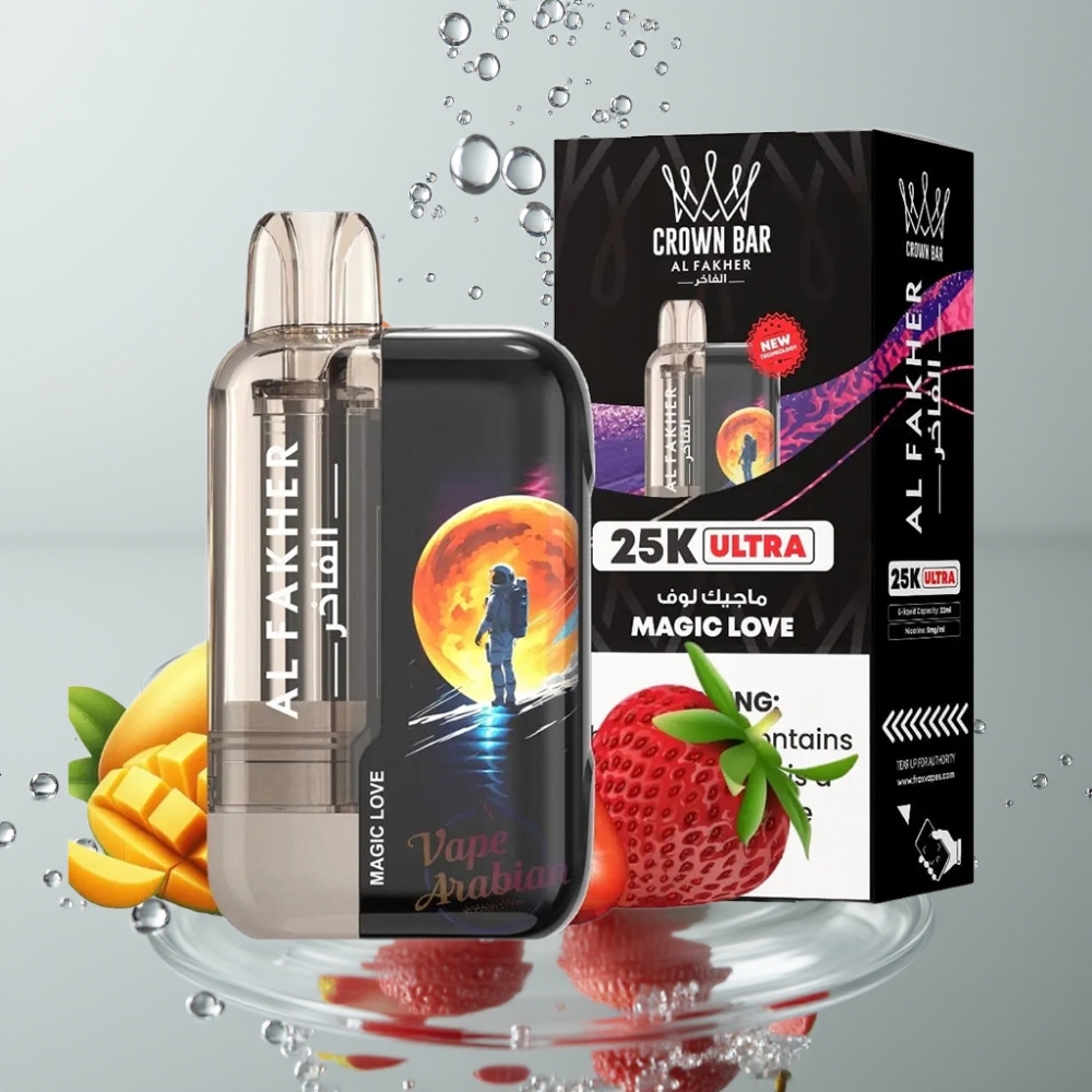 Al Fakher Crown Bar Ultra 25K 22ml Magická Láska Disposable Vape