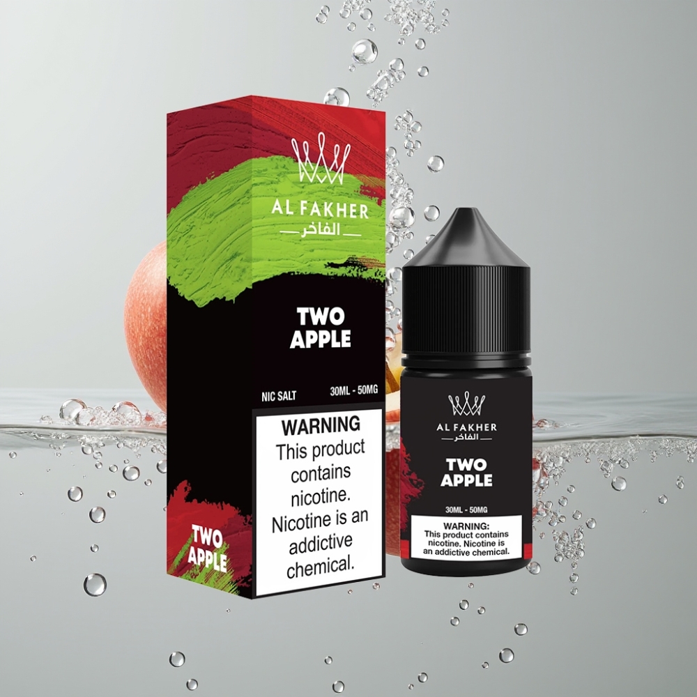 AL Fakher Nicotine Salt E-Liquid 30ml 50MG Dve Jablká