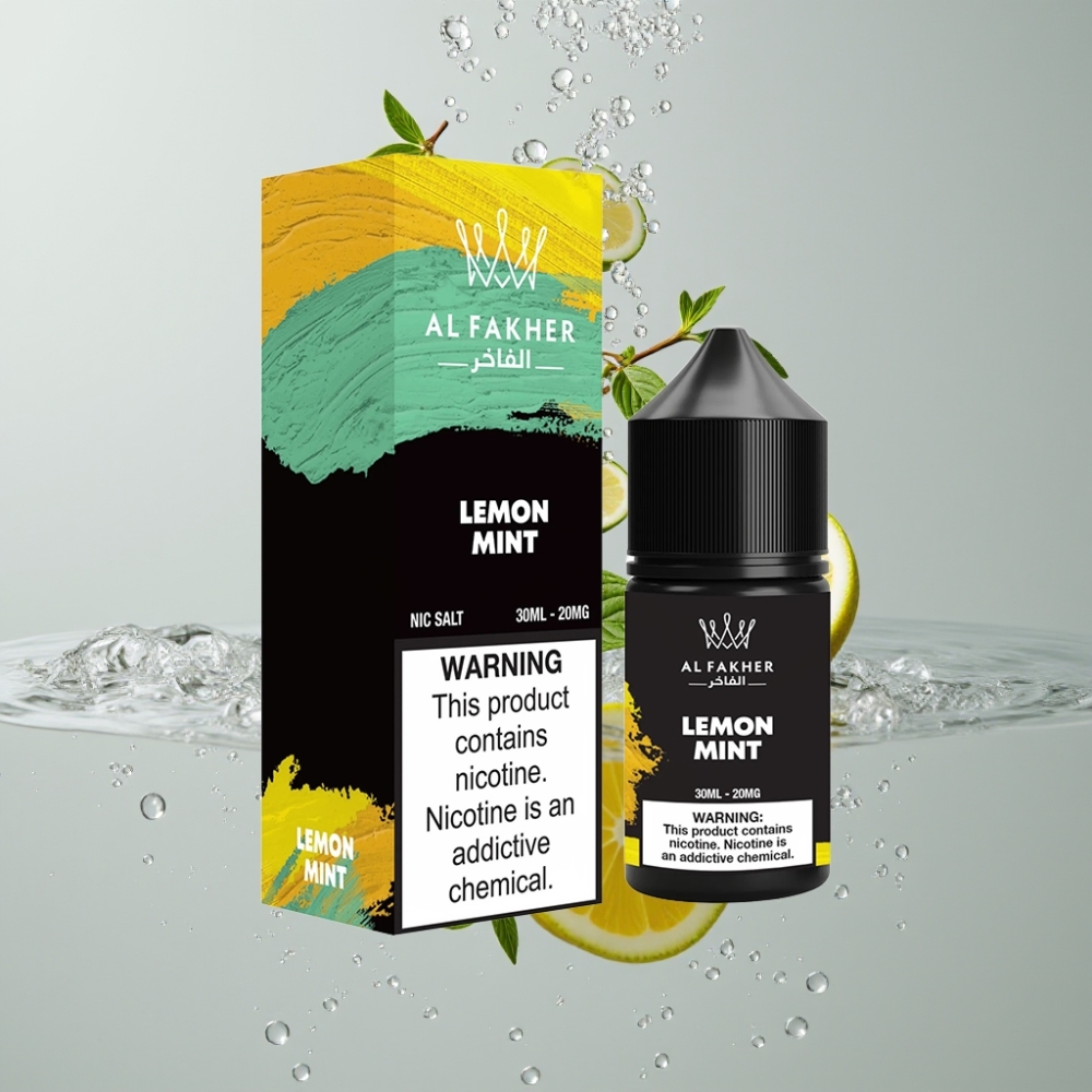 AL Fakher Nicotine Salt E-Liquid 30ml Citrónová Mäta 20MG