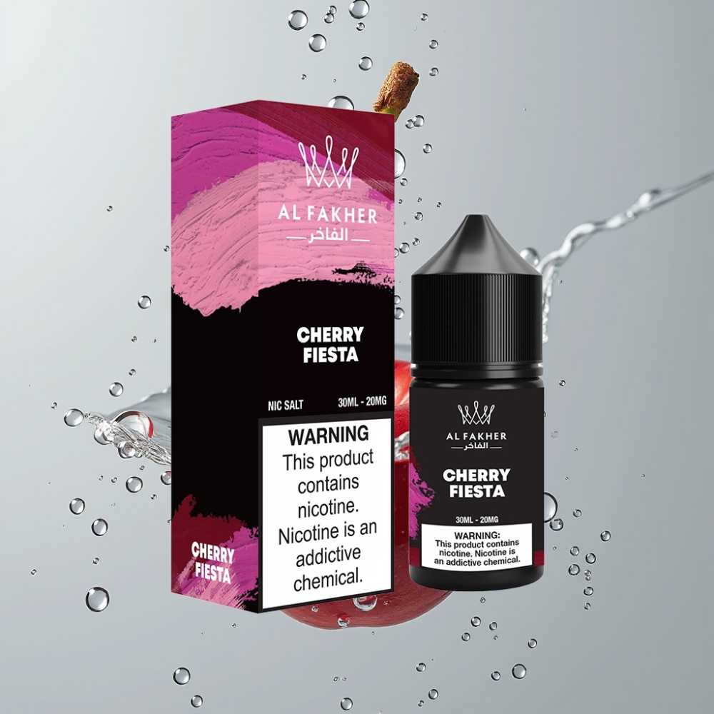 AL Fakher Nicotine Salt E-Liquid Cherry Fiesta 20mg 30ml