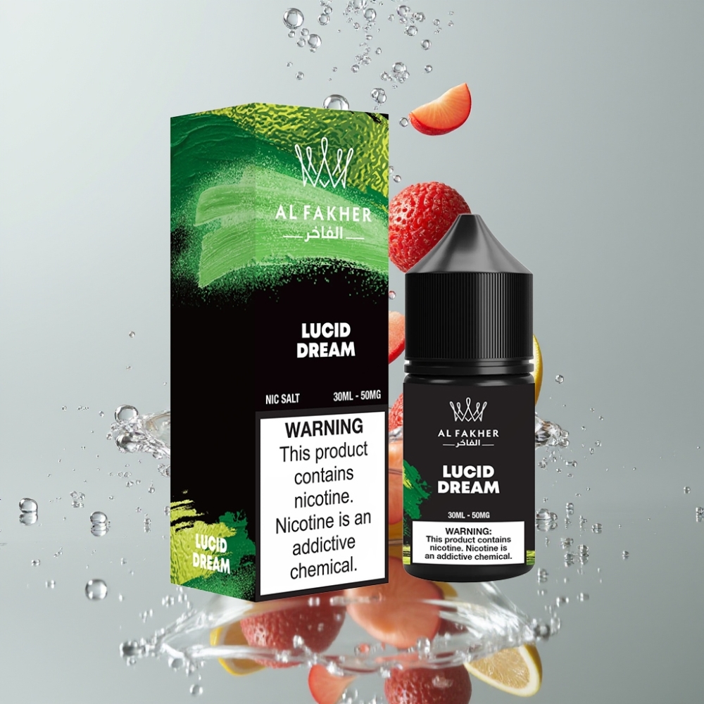 AL Fakher Nicotine Salt E-Liquid Pufy 50MG Jasný Sen 30ml