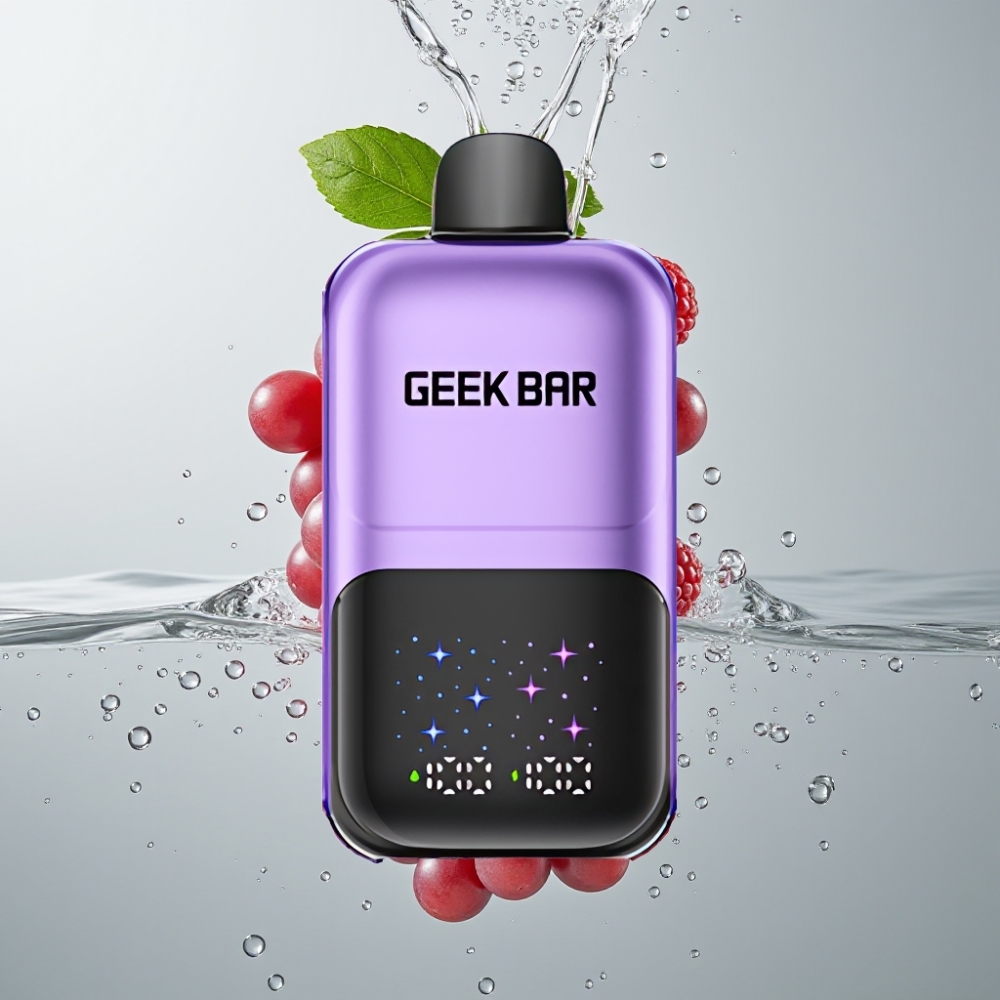 GEEK BAR 2GO 50000 Puffs 20ml Dual Tanks Hrozno & Malina Disposable Vape Pen