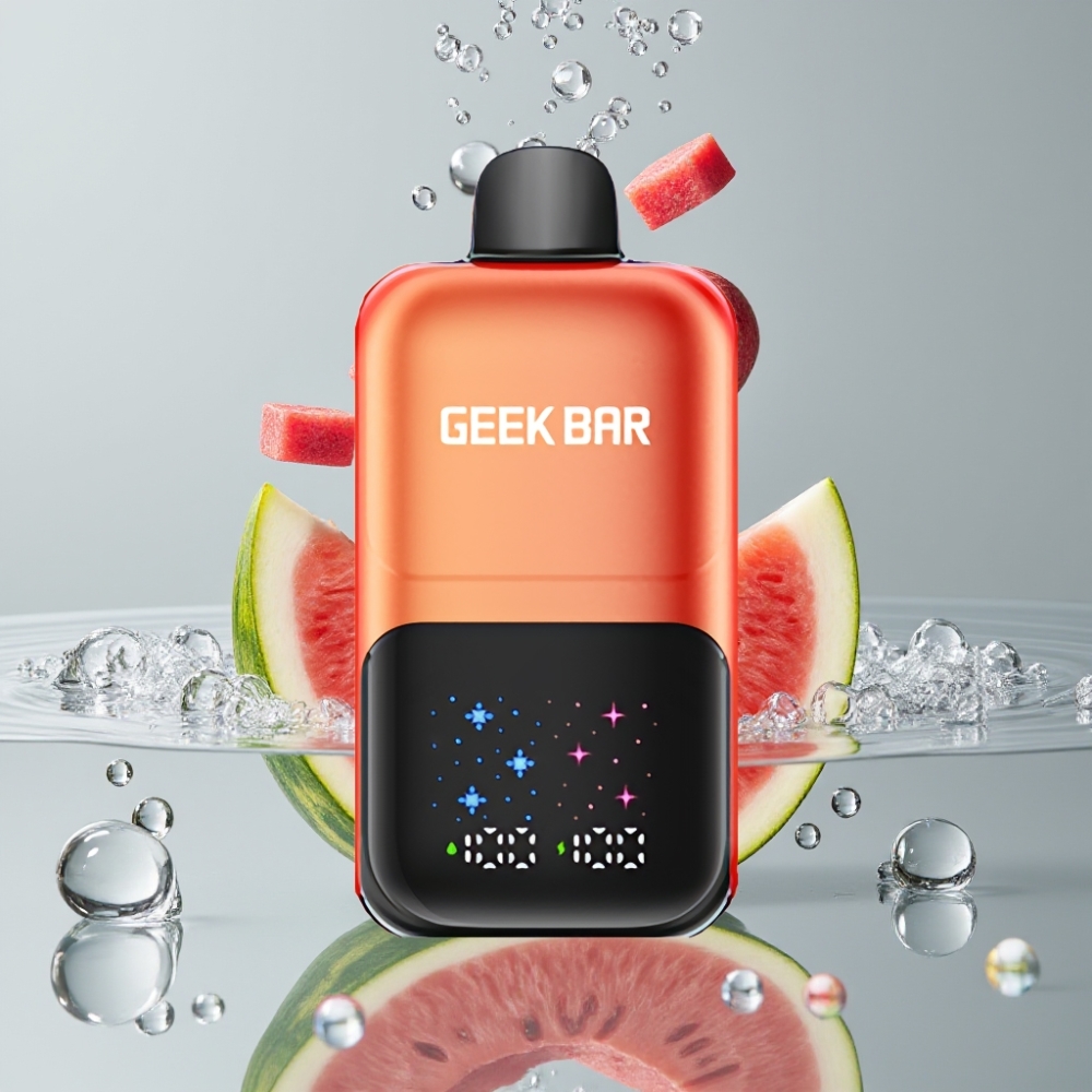 GEEK BAR 2GO 50000 Puffs 20ml Dual Tanks Vodný Melón Bubblegum Ice