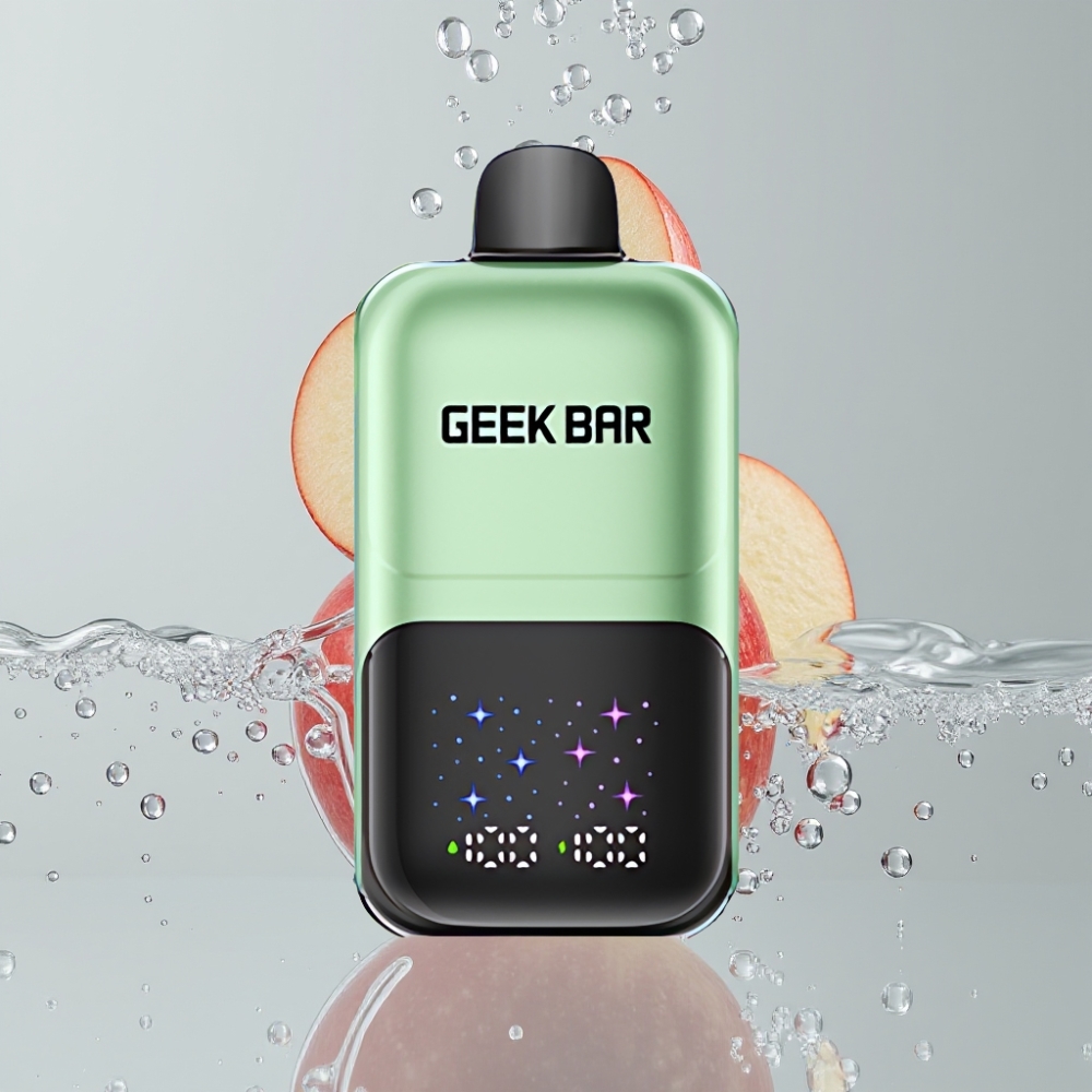 GEEK BAR 2GO 50000 Puffs 20ml Dvojité Jablko A&B Interaktívny Veľký Displej