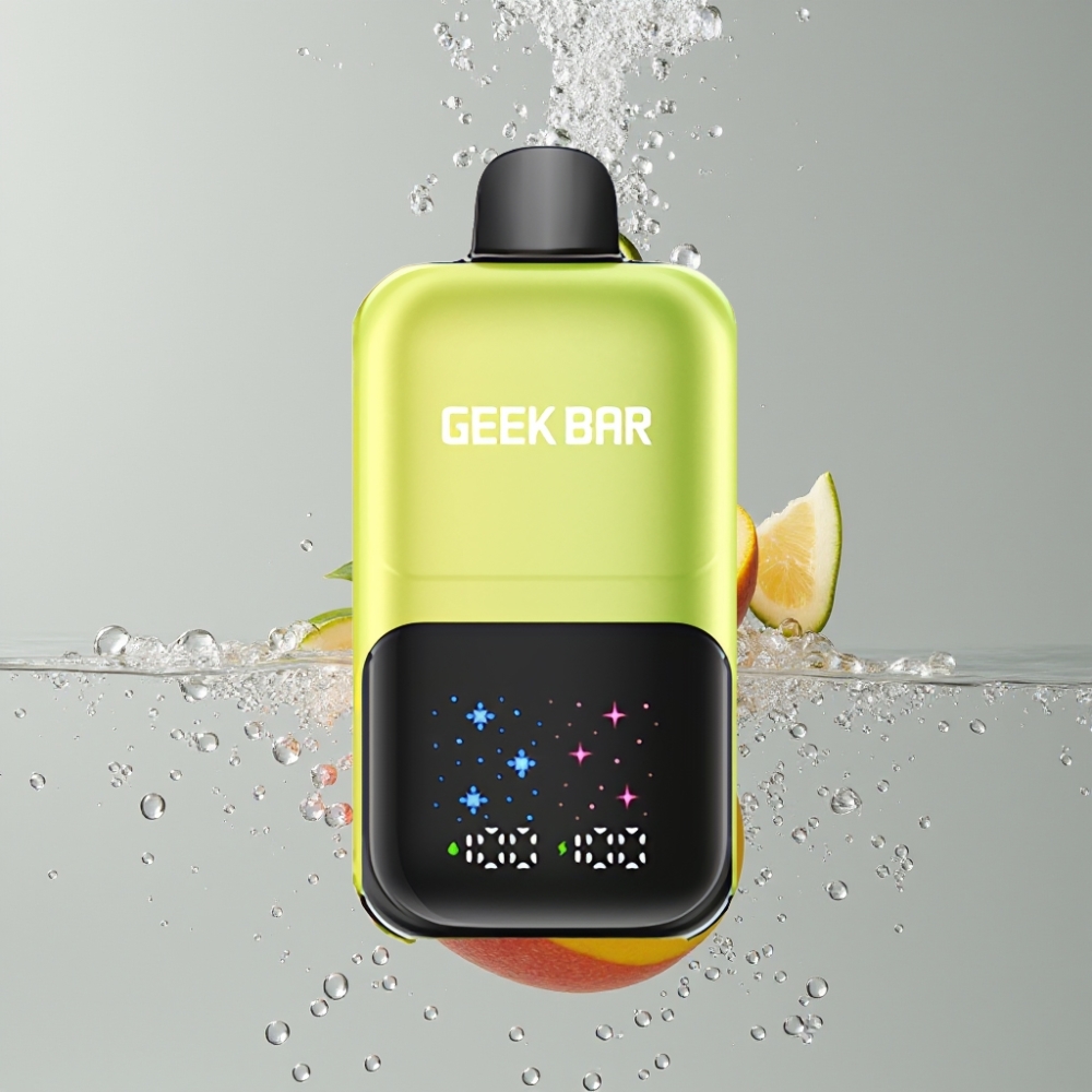 GEEK BAR 2GO 50000 Puffs 20ml Mexické Mango Ice Interaktívny Veľký Displej