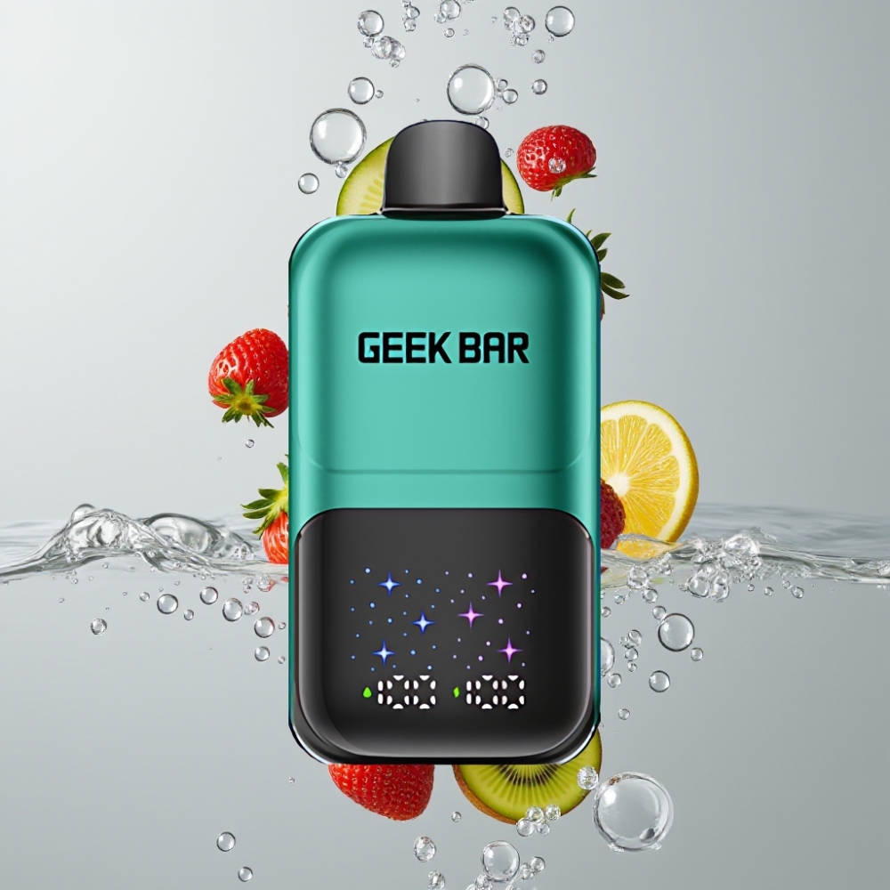 GEEK BAR 2GO 50000 Puffs 20ml Veľký Interaktívny Displej Jahoda & Kiwi