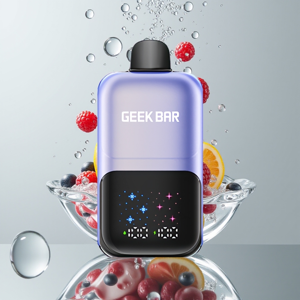 GEEK BAR 2GO 50000 Puffs 20ml Veľká Obrazovka Zmiešané Bobule Ice