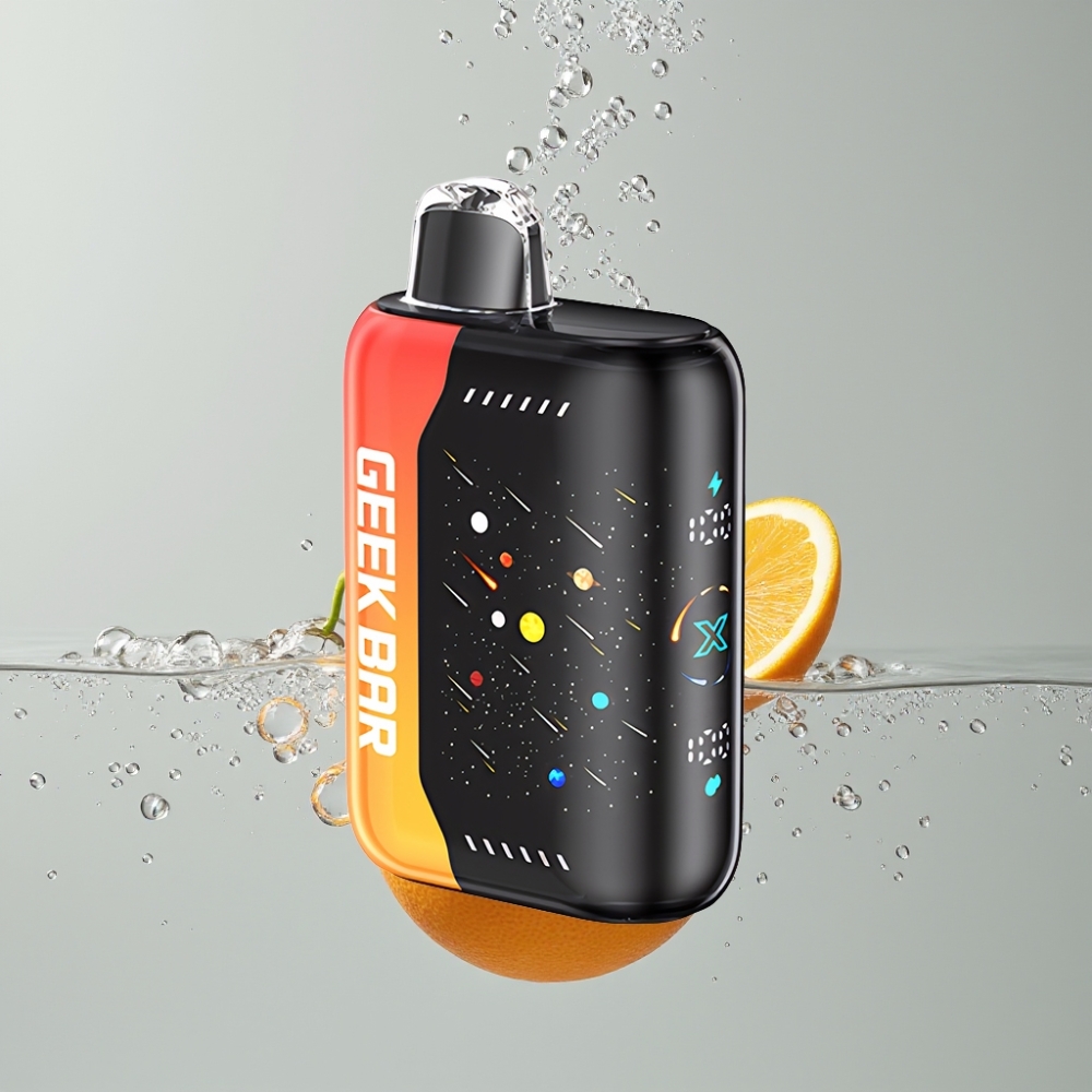 GEEK BAR Pulse X 42K Puffs Meteor Edition Oranžový Drak Dvojitá Mriežka Cievka 820mAh Batéria