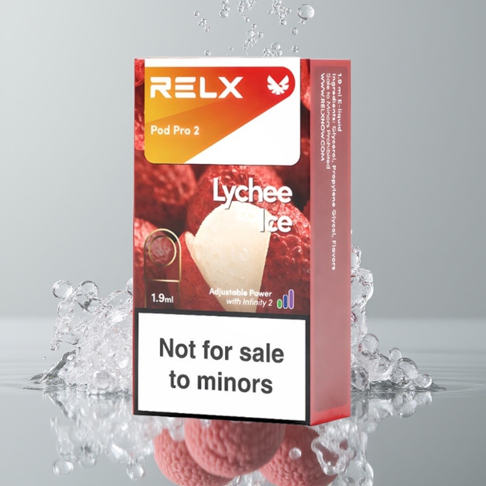 RELX Pod Pro 2 600 záťahov 0% nikotínu 1,9ml Litchi ľad