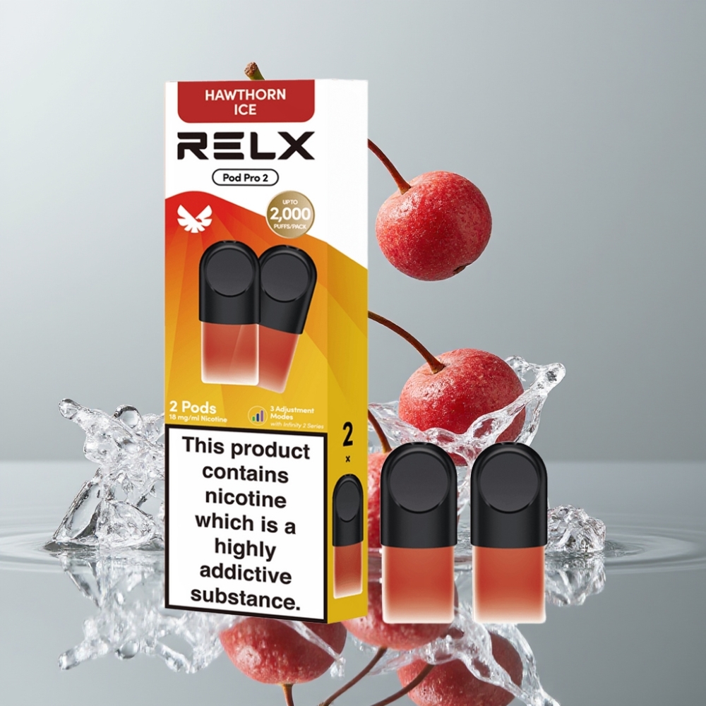 RELX Pod Pro 2 600 zášľahov Nikotín 1.8% Hlohový ľad