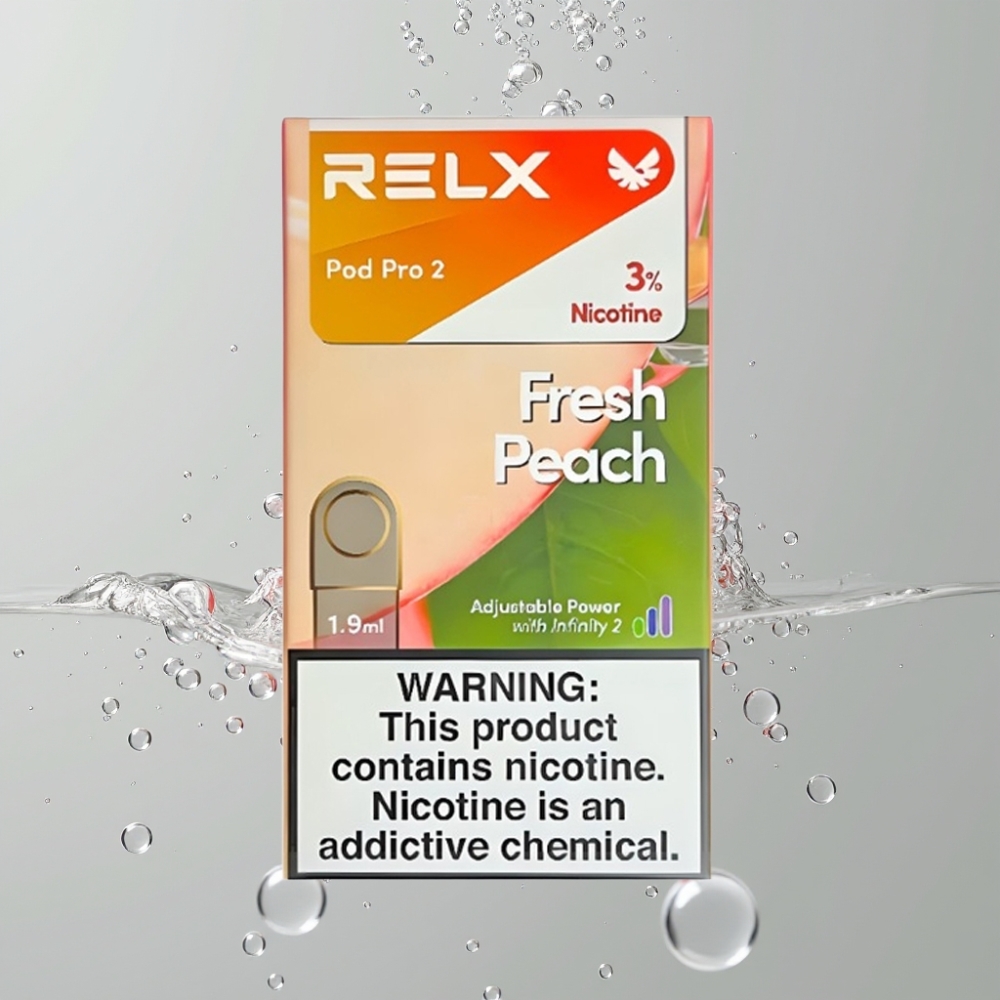 RELX Pod Pro 2 600 záberov Čerstvá broskyňa 3% nikotínu