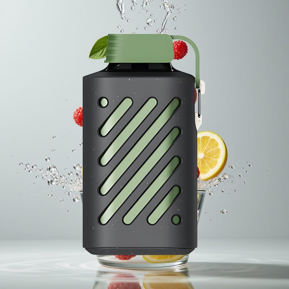 VOZOL GEAR 10000 20ml Vysoká Kapacita Kvapaliny Disposable Vape Jablko s Citrónom Ľadom