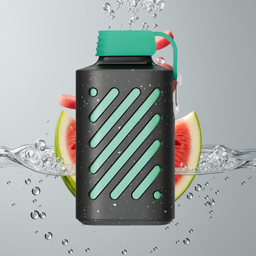 VOZOL GEAR 10000 Melónová Bublinková Guma Disposable Vape s VAMT Mesh Coil a 20 ml E-liquid Capacity