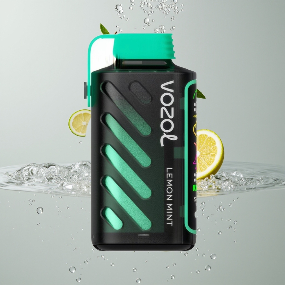 VOZOL Gear Power 20000 Puffs Dual Mesh Coil Full Screen Display Citrónová Mäta