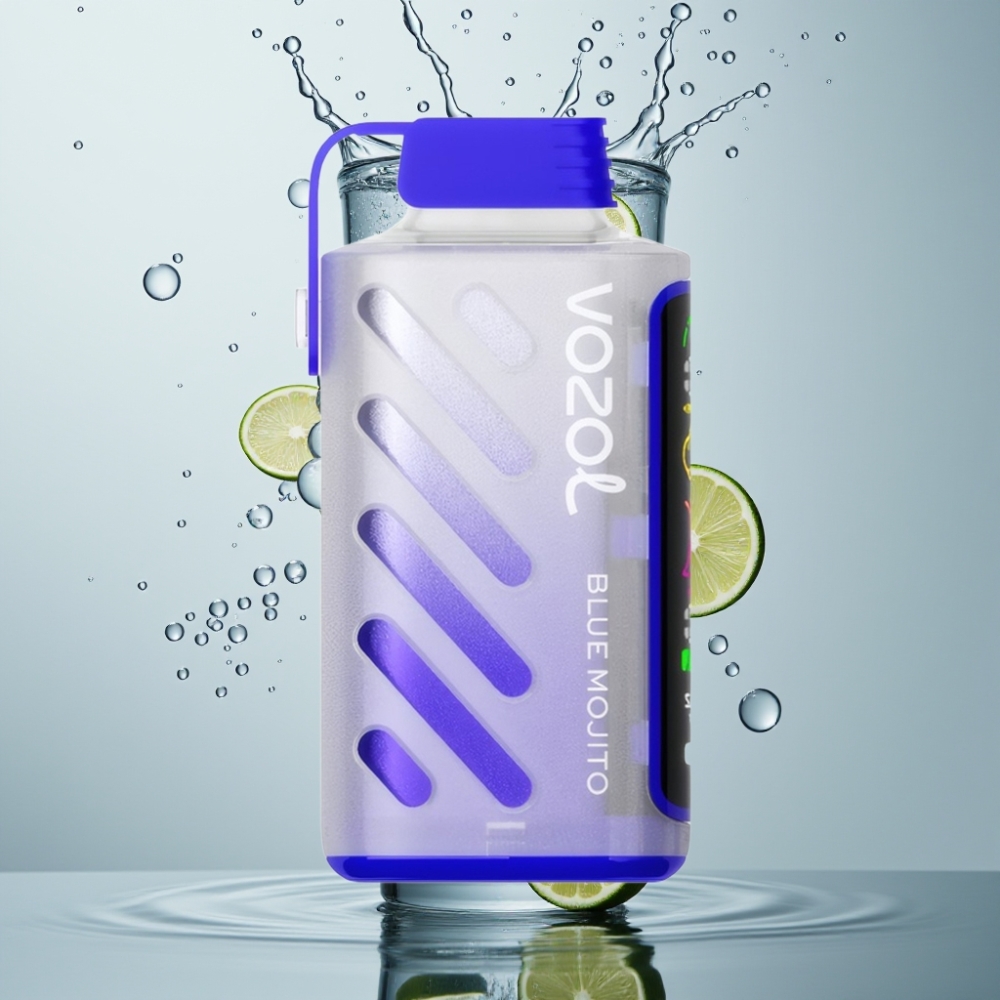 VOZOL Gear Power 20000 Puffs S.i.L.C. Tech Dual Mesh Coil Modrá Mojito