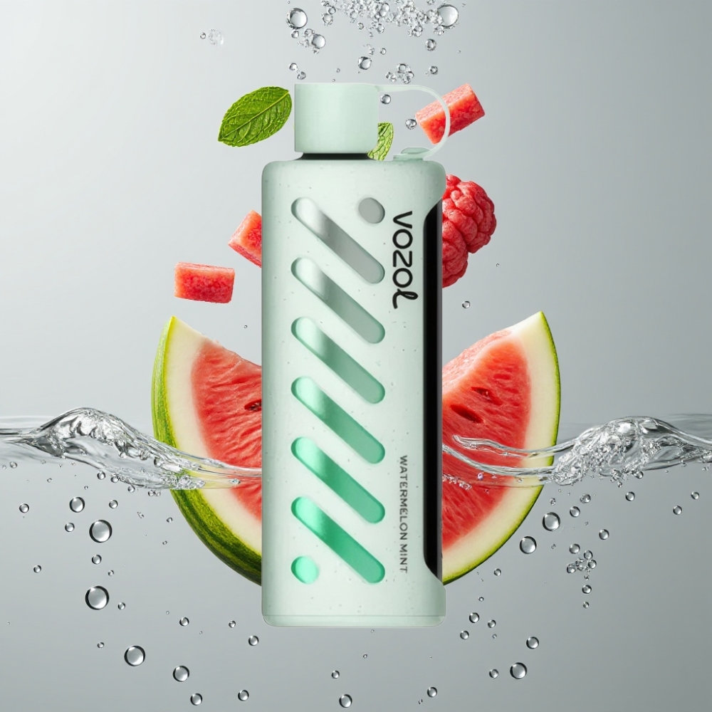 VOZOL Gear Shisha 25000 Puffs Vodný Melón Mäta Dual Mesh Dual Modes S.i.L.C Tech